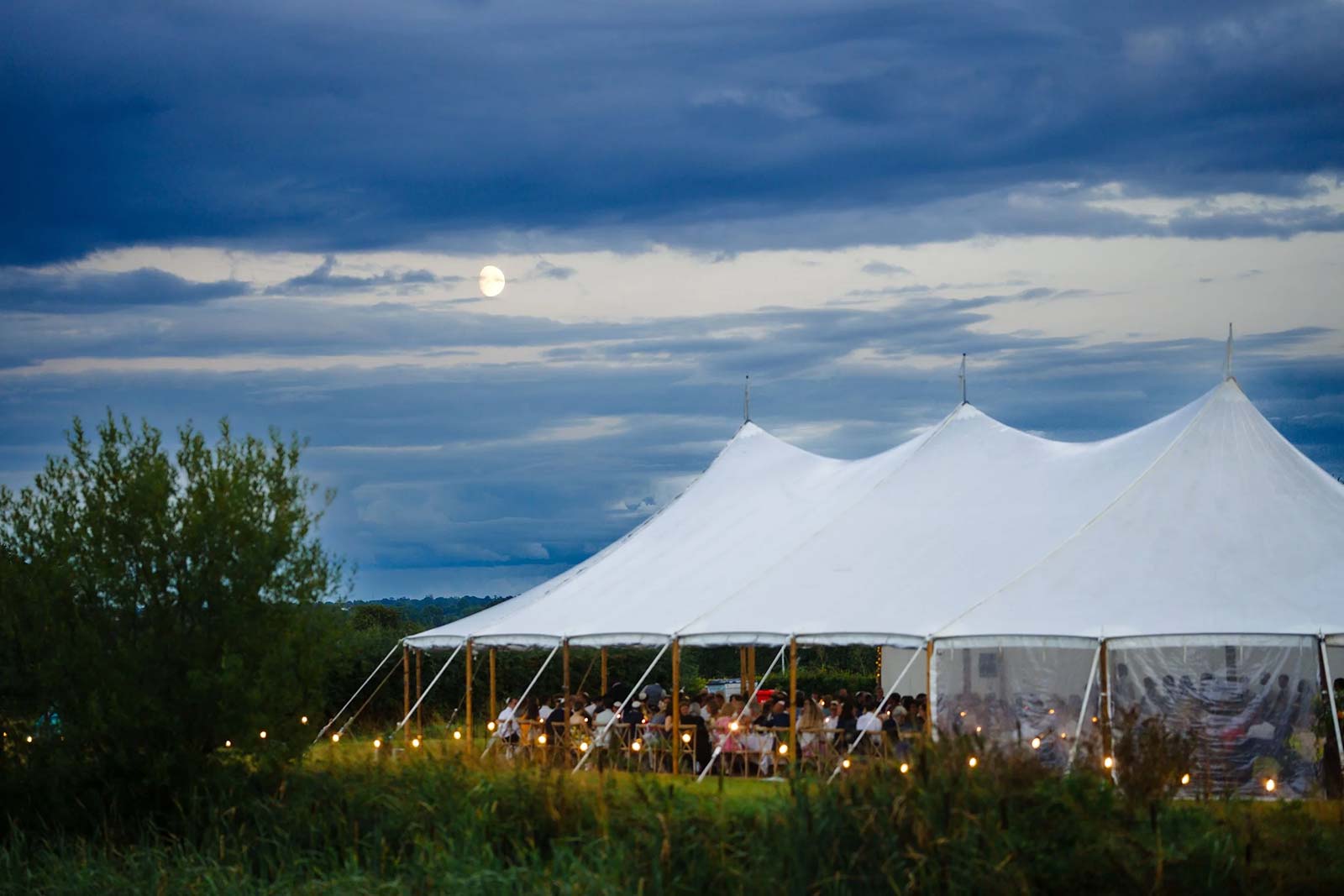 Marquee at Crow's Hall